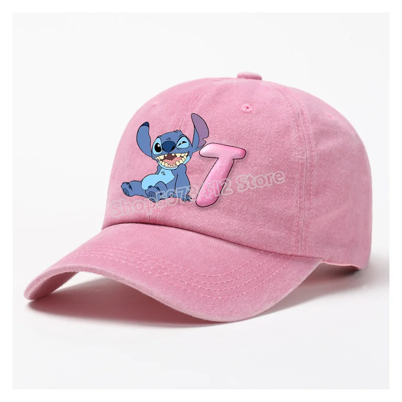 Stitch Sunshade Baseball Cap Girls Sun Hat Sales Outdoor Sport Hot Boys Sunbonnet A-Z Letters Figures Adult Retro Headgear Gifts - Imagen 24