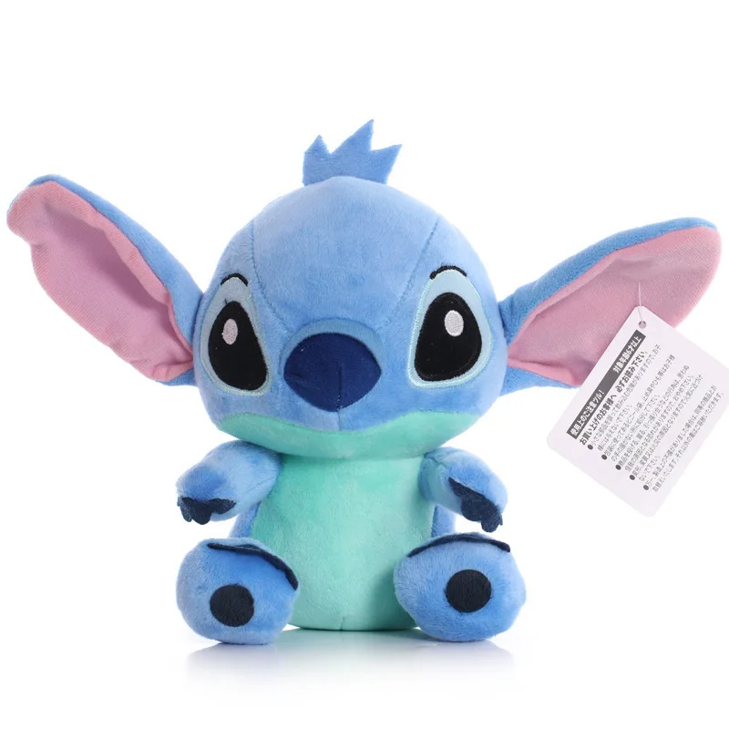 DISNEY Lilo & Stitch Plush Toys Pink Lilo Blue Stitch Stuffed Plush Dolls Pendant Toys Models Cute Boy Girl Birthday Gift - Imagen 12